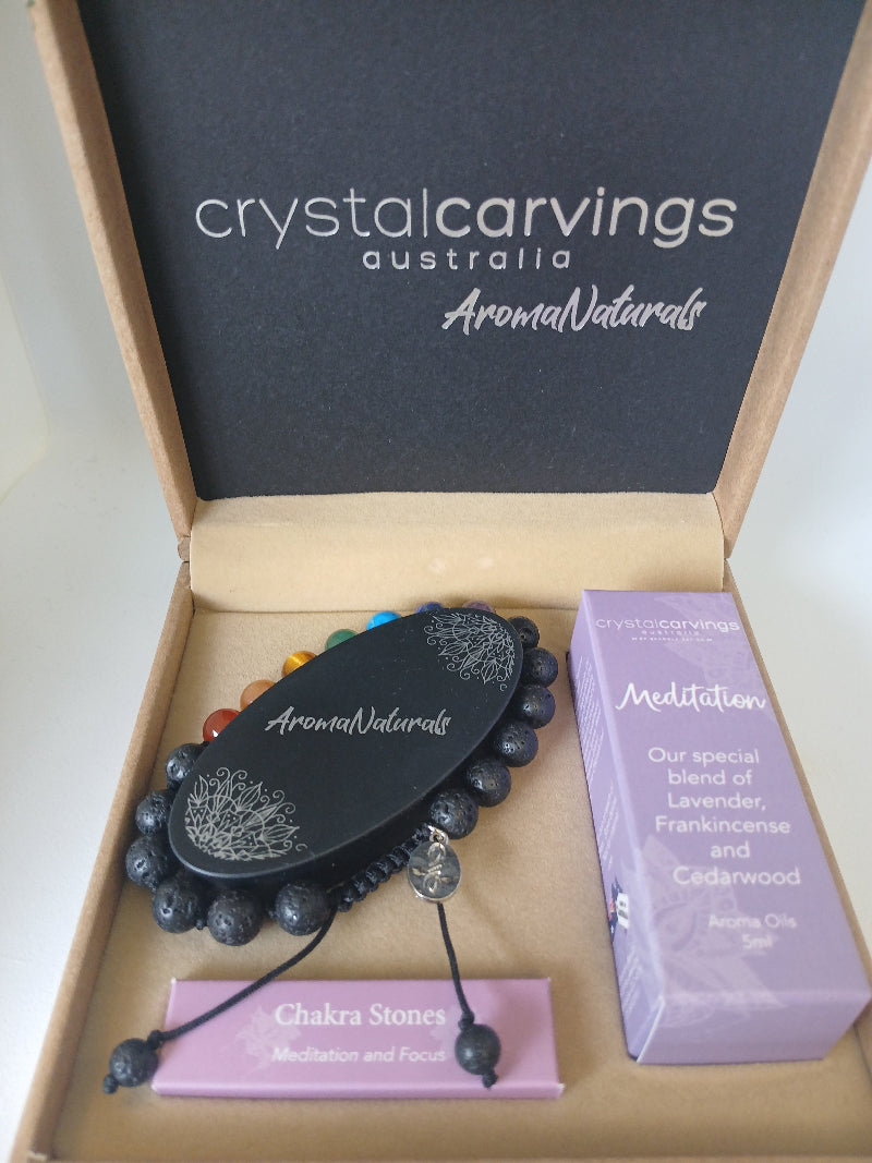 Bracelet and Aroma Oil Set- Multi-Colour