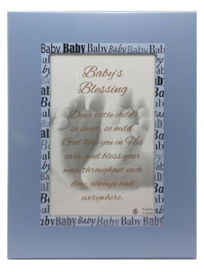 Baby Boy Blessing Photo Frame