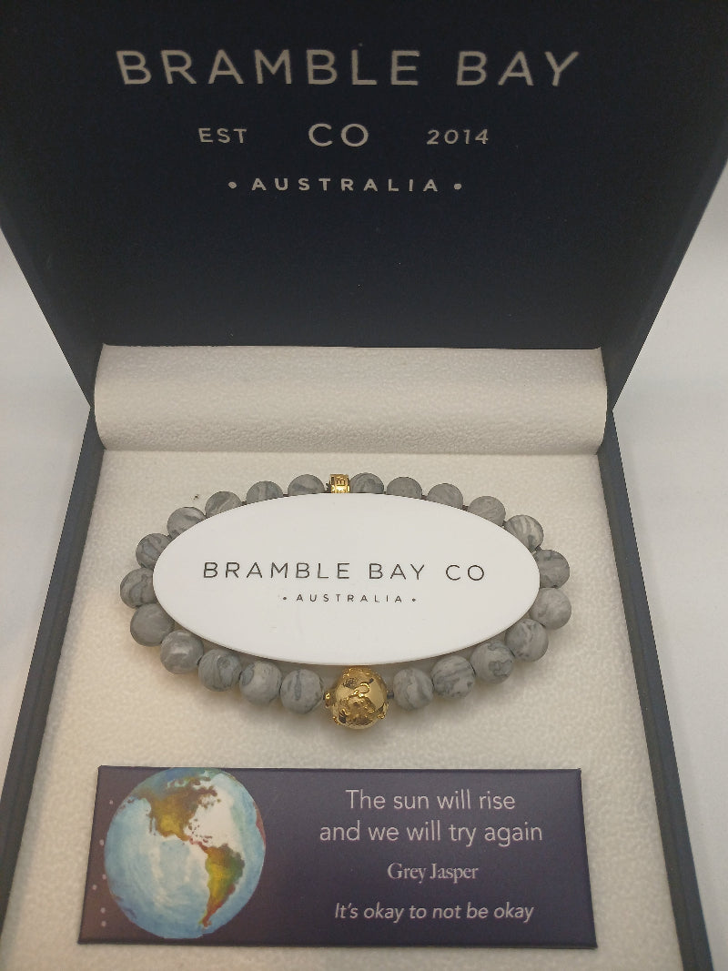 Bramble Bay Grey Jasper Bracelet