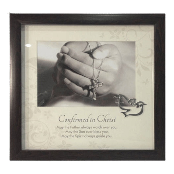 Wooden Confirmation Photo Frame