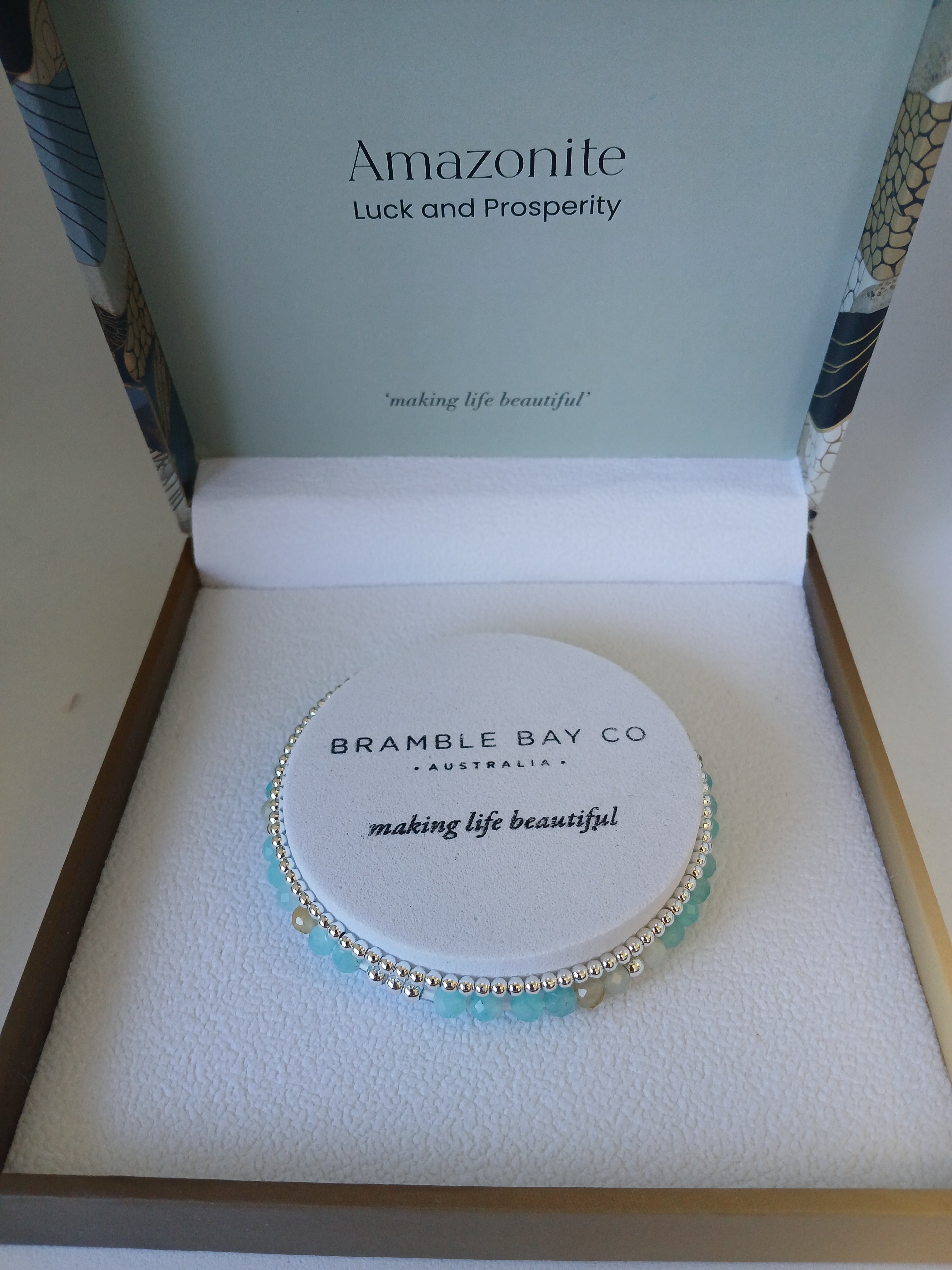 Bramble Bay Amazonite Duo Bracelet