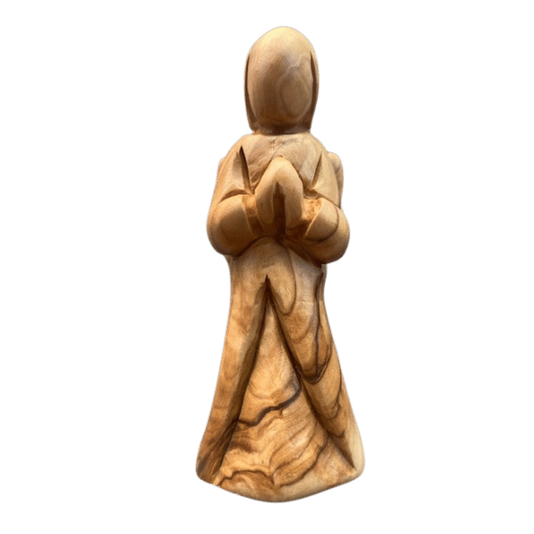 Olivewood Faceless Standing Angel 11cm
