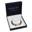 Mens Tiger Eye Bracelet Gold