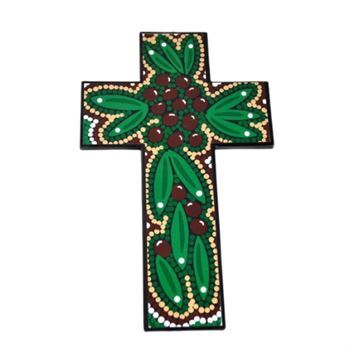 Good Fruit Indigenous Wooden Cross