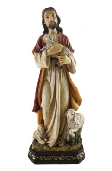 Resin Statue Good Shepherd
