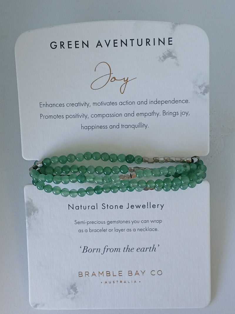Green Aventurine Wrap Necklace/Bracelet