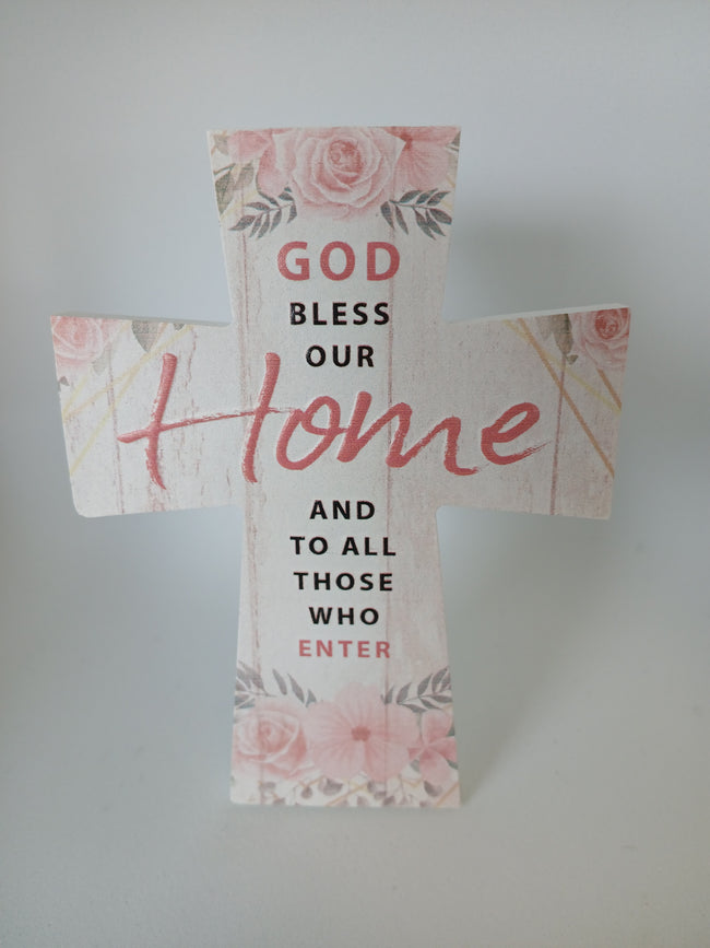 Pink Message Cross