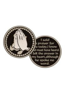 Praying Hands token I Said a Prayer
