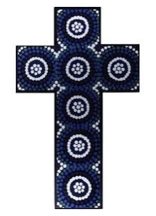 Living Waters Indigenous Cross