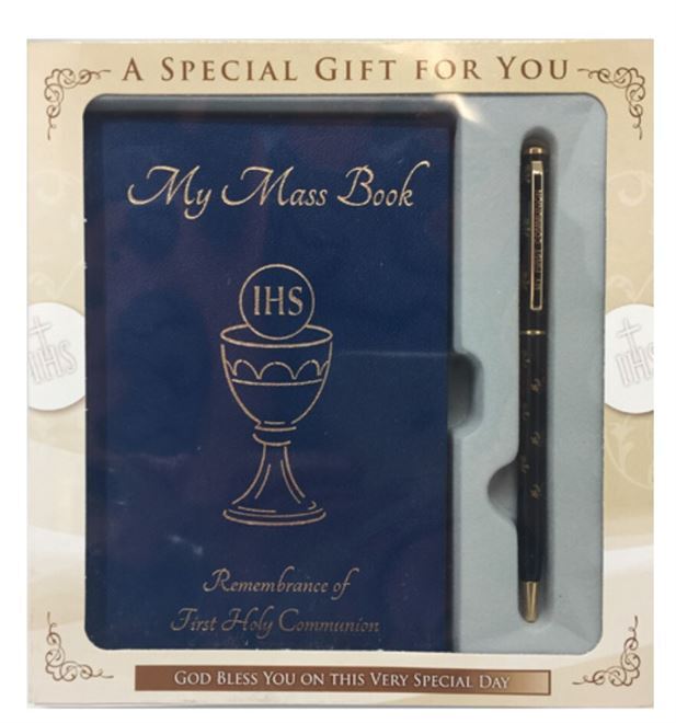 Communion Mass Book and Pen Set