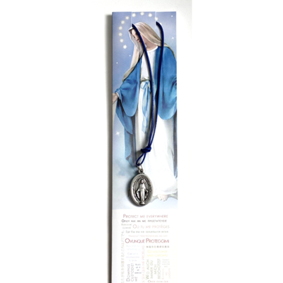 Bookmark and Miraculous Medal