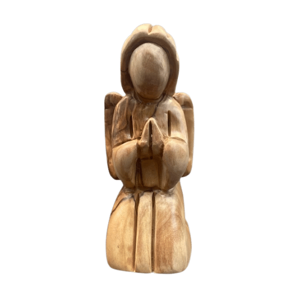 Olive wood Angel Figuring