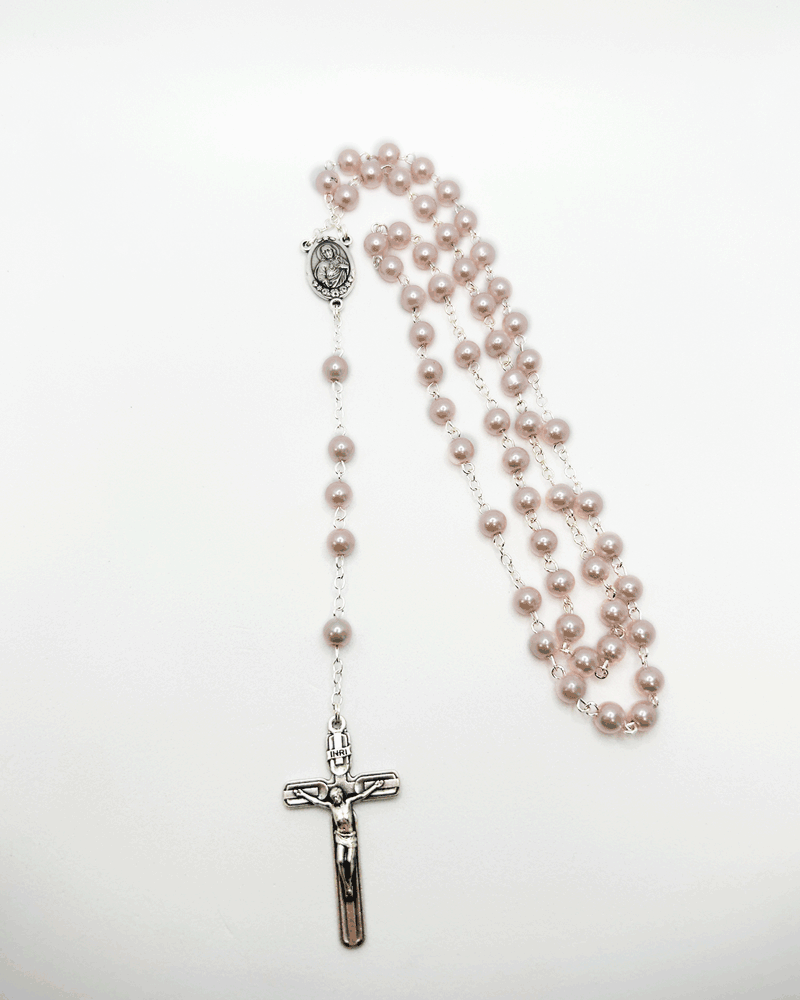 Pink Pearl Rosary