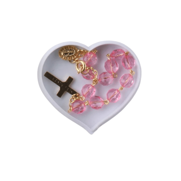 Pink Rosary Bracelet