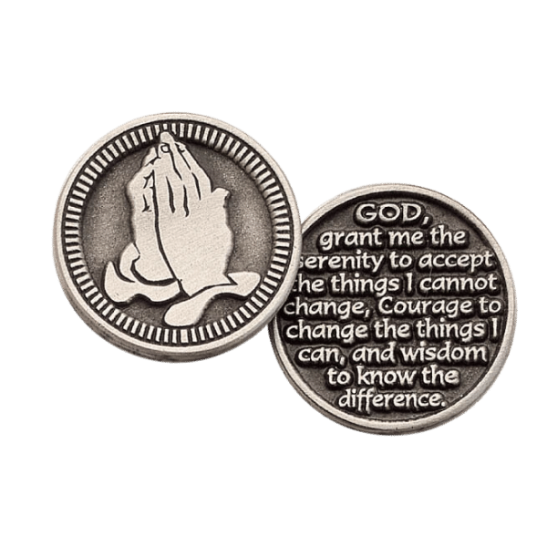 Praying Hands Serenity Token