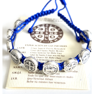 St Benedict Silver Bracelet