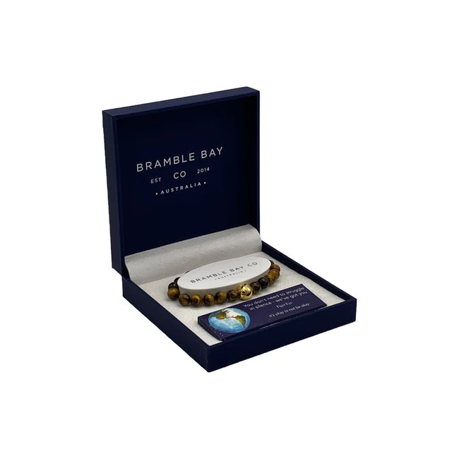 Bramble Bay Planet Earth Tiger Eye Bracelet