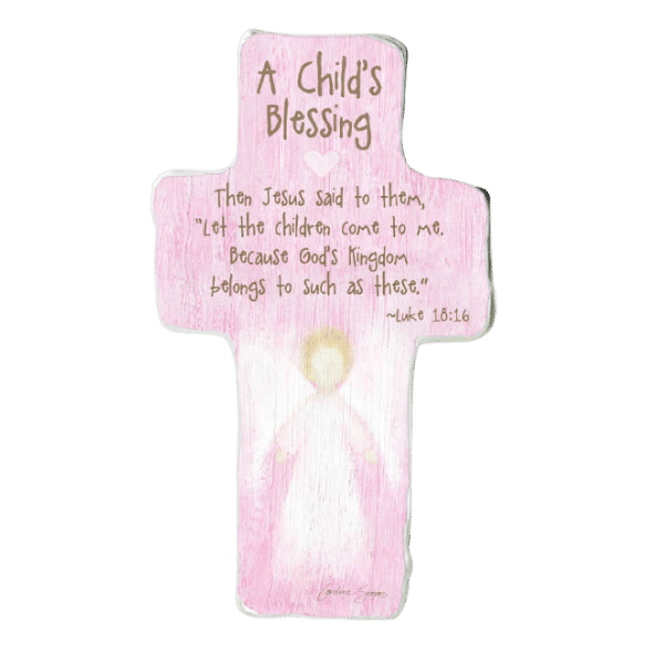 A Child's Blessing Metal Cross