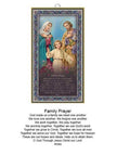 Gold Foil Plaque Holy Family