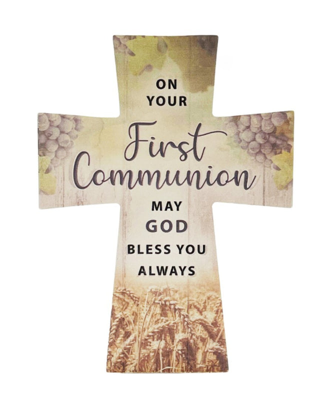 First Communion Message Cross