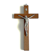 Wood Mahogany Wall Crucifix