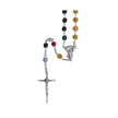 Glass Mission Multi Colour Rosary