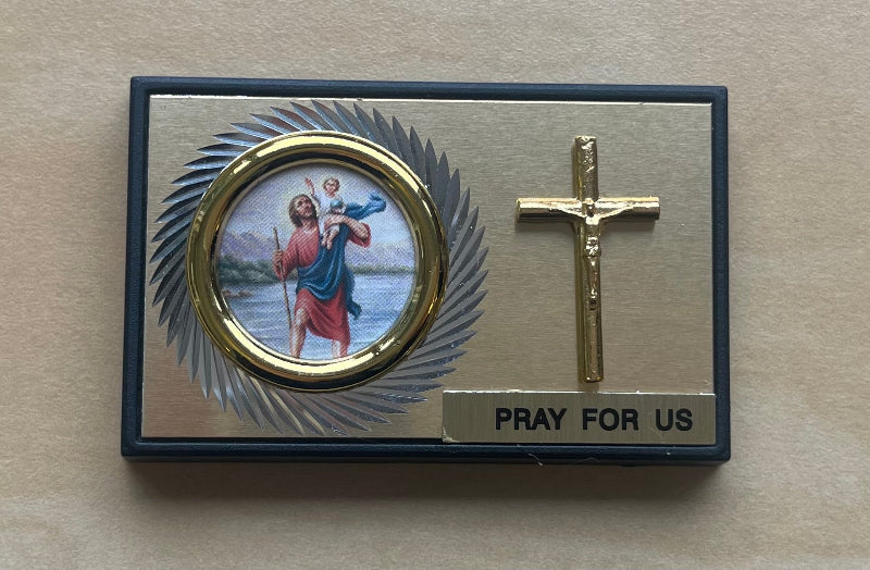 Pray For Us car magnet