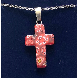 Millefiori Red Necklace